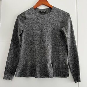Ann Taylor peplum hem sweater